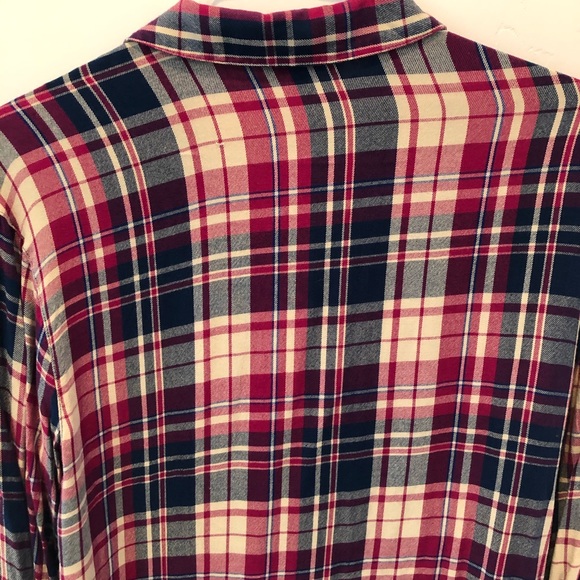 Express Blue Pink Plaid Shirt Sz Medium - Picture 5 of 5